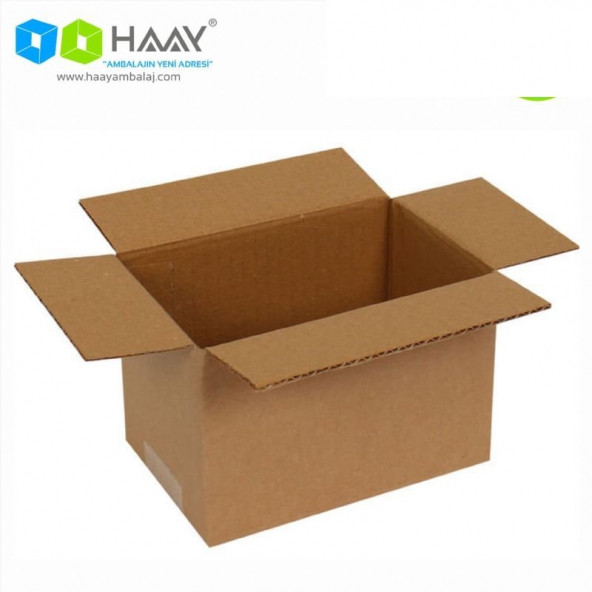HAAY AMBALAJ 17x11x12cm Tek Oluklu Koli - Kraft (5 ADET) ürün görseli 1