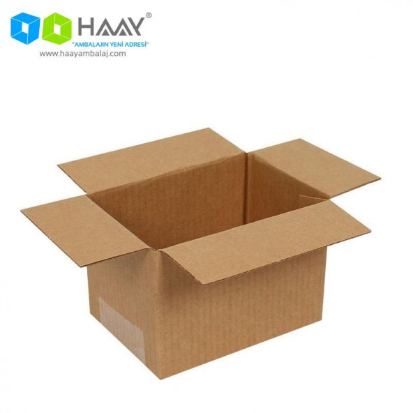 HAAY AMBALAJ 10x7x7cm Tek Oluklu Koli - Kraft (5 ADET) ürün görseli 1