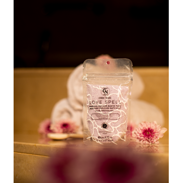 Chic Nail Manikür & Pedikür ve Banyo Tuzu Love Spell 80 gram / Epsom Tuzu / İngiliz Tuzu ürün görseli 1