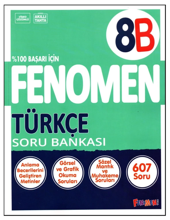 Fenomen 8. Sınıf Lgs Türkçe Soru Bankası (B) ürün görseli 1