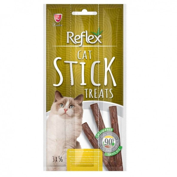 Reflex Hindili Kuzulu Kedi Ödül Çubuğu 5 Gr 3 Adet ürün görseli 1
