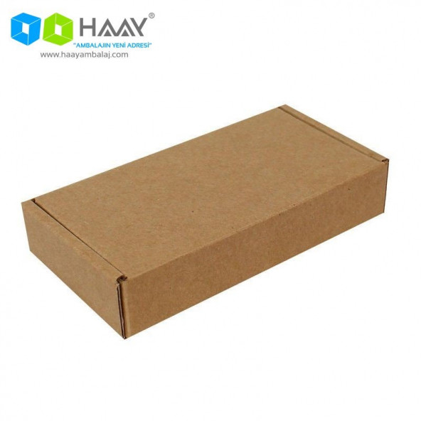 HAAY AMBALAJ 16x8x3cm Kraft Kargo Kutusu (60 Adet) ürün görseli 1