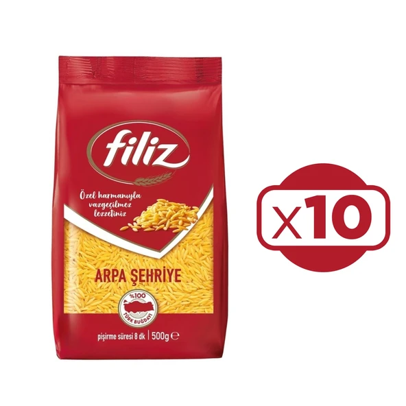 Filiz Makarna Arpa Şehriye 500gr X 10 Adet ürün görseli 1