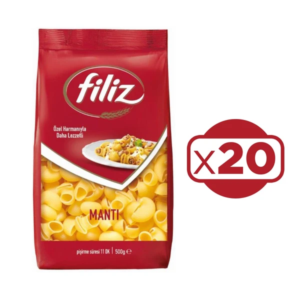 Filiz Makarna Mantı 500gr X 20 Adet ürün görseli 1