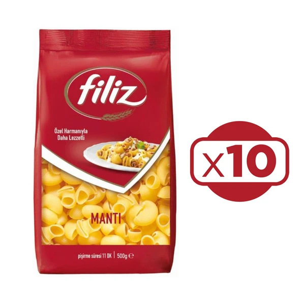 Filiz Makarna Mantı 500gr X 10 Adet ürün görseli 1