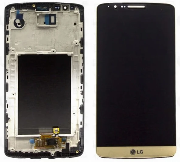 Lg G3 Lcd Ekran Dokunmatik Altın Çıtalı (GOLD) DTSINE0007821 ürün görseli 1