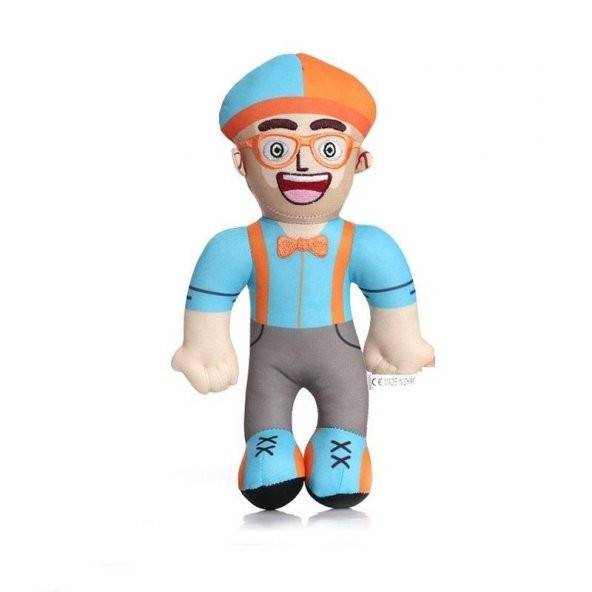 Blippi Gözlüklü Sakalsız Premium İthal Peluş Oyuncak 30 CM ürün görseli 1