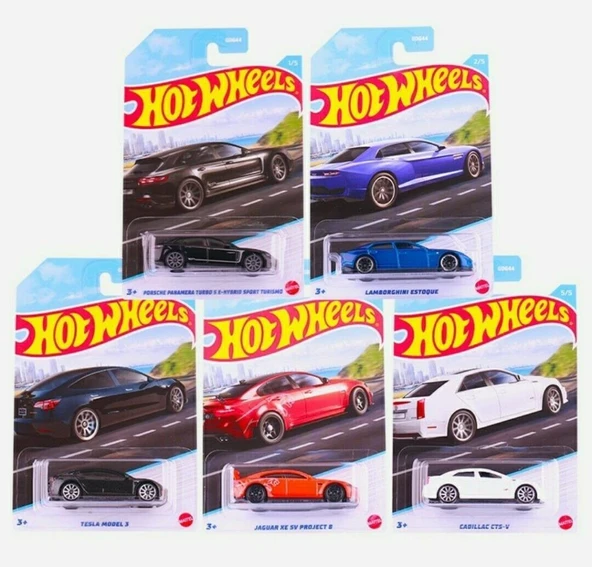 Hot Wheels HFW37 Luxury Sedans Set