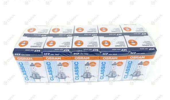 Enva OSRAM H7 H-7 64210 ÖN FAR AMPULU CLASSIC 12V 55W (10 ADET) ürün görseli 1