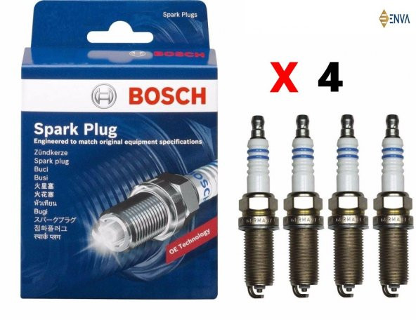 Enva Otomotiv OPEL TİGRA 1.6 BENZİN - LPG BOSCH İRİDYUM BUJİ TAKIMI 1994-1998 ürün görseli 1