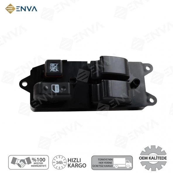 Enva TOYOTA AVENSİS ÖN İKİLİ CAM AÇMA DÜĞMESİ ANAHTARI 2003-2008 ürün görseli 1