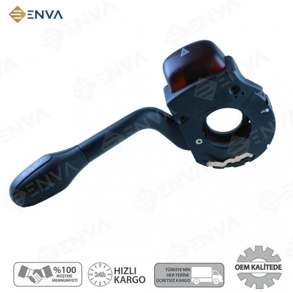 Enva VOLKSWAGEN VENTO SİNYAL KOLU DÖRTLÜ FLAŞÖR DÜĞMESİ 1991-1999 ürün görseli 1