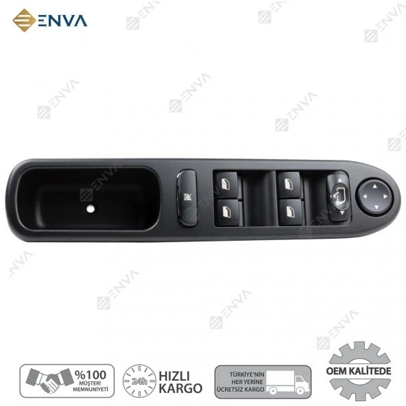 Enva PEUGEOT 307 (PEJO 307) CAM AÇMA DÜĞMESİ ANAHTARI 2001-2008 ürün görseli 1