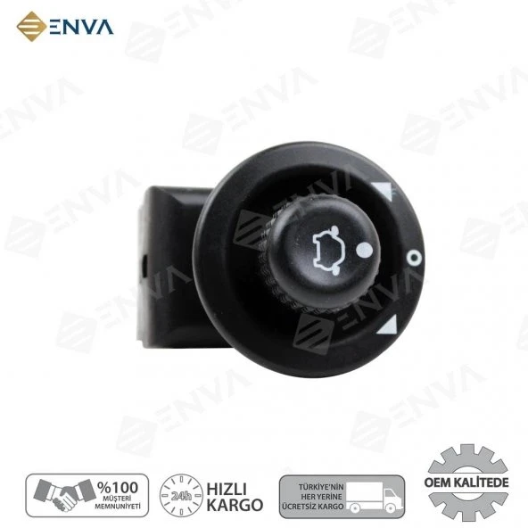 Enva FORD FİESTA DİKİZ AYNASI AYAR DÜĞMESİ ANAHTARI 2009-2012 ürün görseli 1