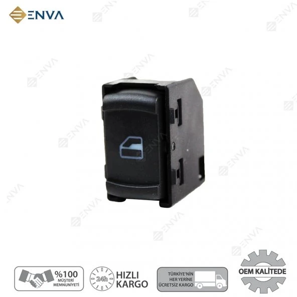 Enva VOLKSWAGEN PASSAT SAĞ ÖN - SOL ARKA CAM AÇMA DÜĞMESİ 1998-2005 ürün görseli 1