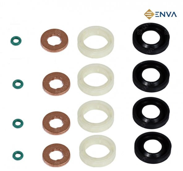 Enva Otomotiv VOLVO 1.6 D DİZEL YAKIT ENJEKTÖR CONTASI KEÇESİ ORİNG PUL TAMİR S ürün görseli 1