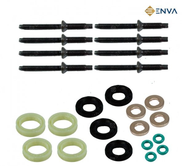 Enva Otomotiv CİTRÖEN 1.6 HDI DİZEL YAKIT ENJEKTÖR CONTASI KEÇESİ ORİNG PUL TAM ürün görseli 1