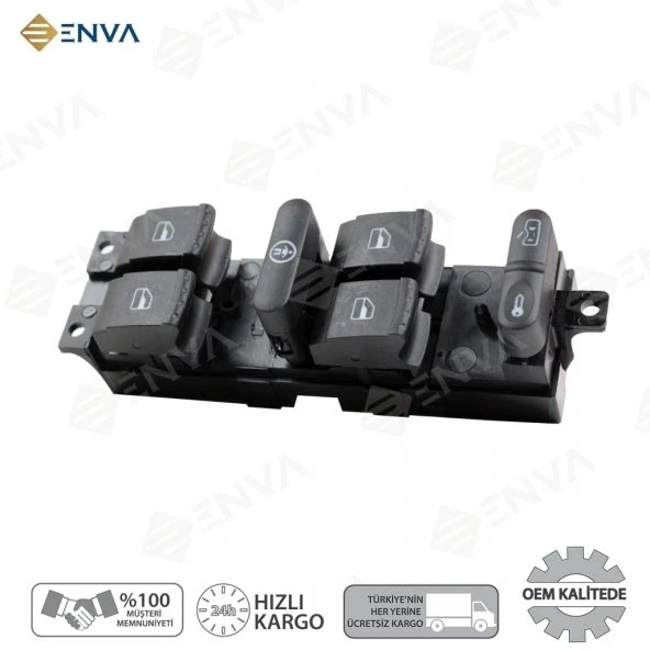 Enva VOLKSWAGEN PASSAT B5 CAM AÇMA ANAHTARI DÜĞMESİ 1998-2005 ürün görseli 1