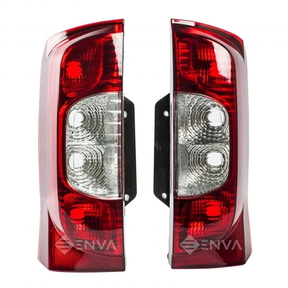 Enva Otomotiv PEUGEOT BİPPER SAĞ + SOL ARKA STOP LAMBASI FARI TAKIMI 2008-2016 ürün görseli 1