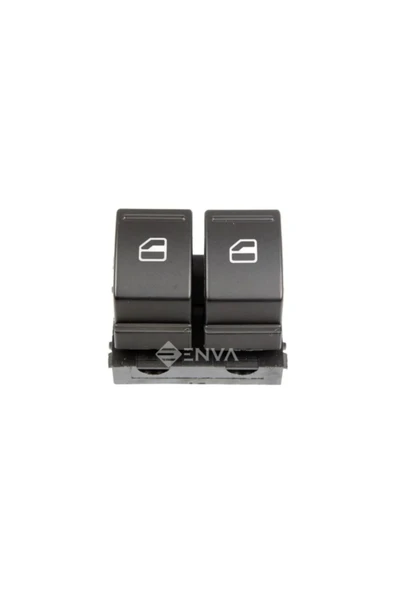 Enva Otomotiv VOLKSWAGEN CADDY SOL ÖN İKİLİ CAM AÇMA DÜĞMESİ ANAHTARI 2004-2010 ürün görseli 1