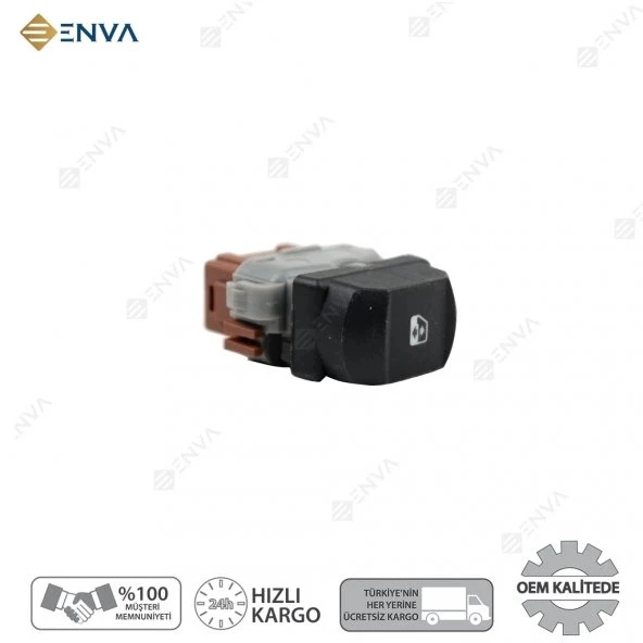 Enva RENAULT MEGANE 2 SAĞ ÖN CAM AÇMA DÜĞMESİ ANAHTARI 2003-2009 ürün görseli 1