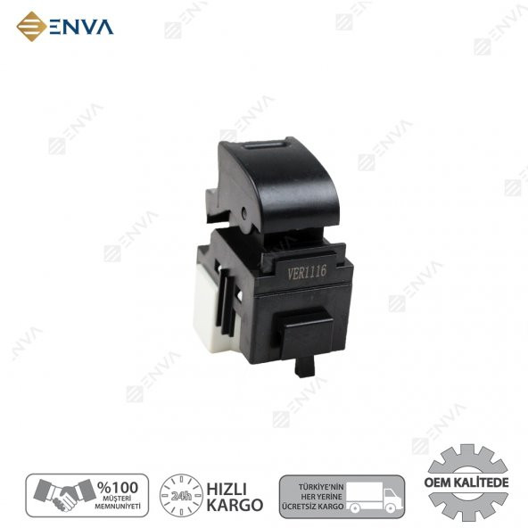 Enva TOYOTA HİLUX TEKLİ CAM AÇMA DÜĞMESİ ANAHTARI 1998-2004 ürün görseli 1