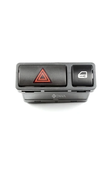 Enva Otomotiv BMW X5 DÖRTLÜ SİNYAL FLAŞÖR DÜĞMESİ MERKEZİ KİLİT ANAHTARI 2000-2006 ürün görseli 1
