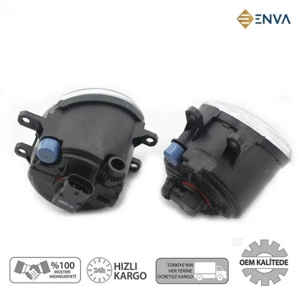 Enva TOYOTA YARİS SAĞ + SOL ÖN SİS FARI SİS LAMBASI TAKIMI 2006-2012 ürün görseli 1