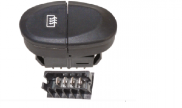 Enva Otomotiv RENAULT SCENİC 1 ARKA CAM REZİSTANS DÜĞMESİ ANAHTARI 1997-2002 ürün görseli 1