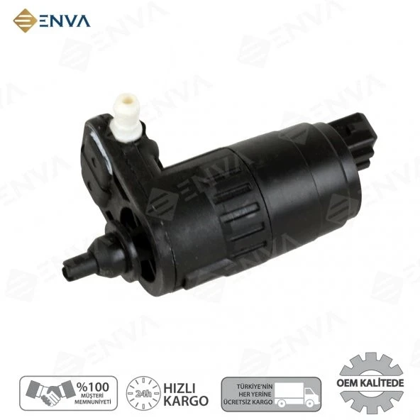 Enva PEUGEOT BİPPER CAM SİLECEK SU FİSKİYE MOTORU POMPASI 2008-2017 ürün görseli 1