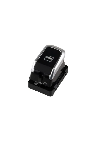 Enva Otomotiv AUDİ A4 TEKLİ CAM AÇMA DÜĞMESİ ANAHTARI 2009-2014 (KROMLU) ürün görseli 1