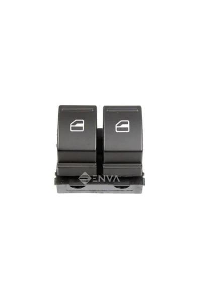 Enva Otomotiv VOLKSWAGEN GOLF 5 ÖN İKİLİ CAM AÇMA DÜĞMESİ ANAHTARI 2003-2013 ürün görseli 1