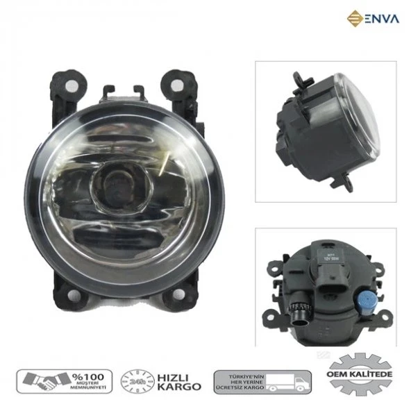 Enva Otomotiv RENAULT MEGANE 4 SOL ÖN SİS FARI SİS LAMBASI 2016-2018(AMPULLU) ürün görseli 1
