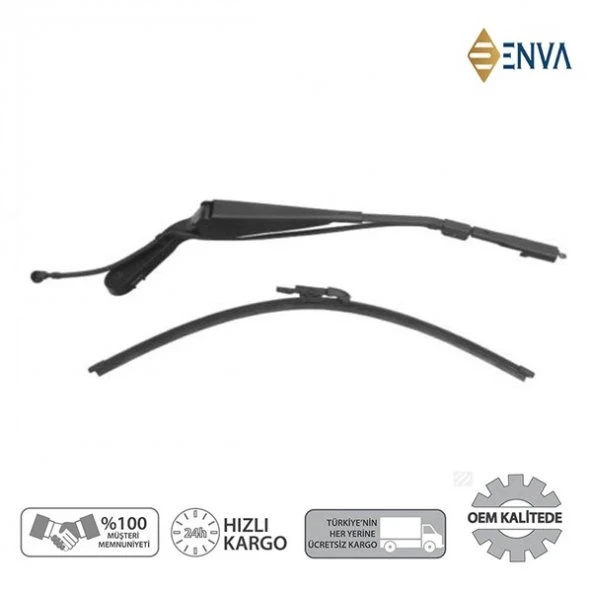 Enva MERCEDES BENZ VİANO ARKA CAM SİLECEK KOLU SÜPÜRGESİ TAKIMI 2004-2013 ürün görseli 1