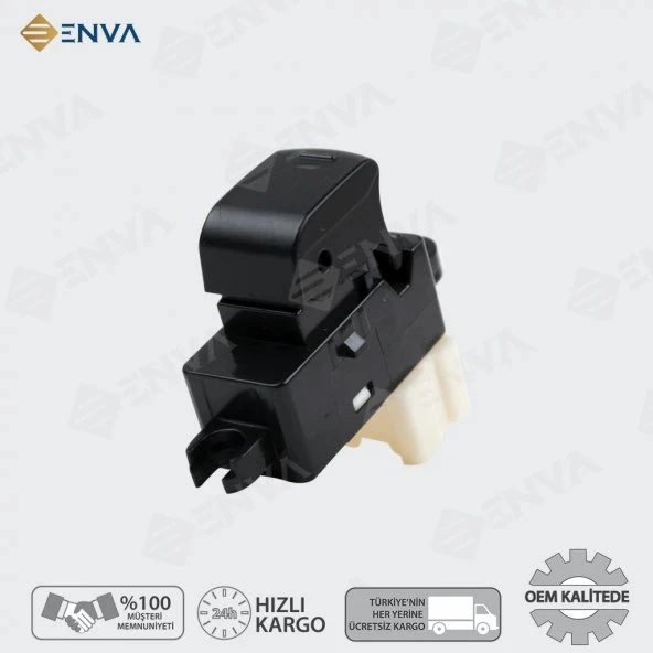Enva NİSSAN NAVARA TEKLİ CAM AÇMA DÜĞMESİ ANAHTARI 2006-2013 (IŞIKLI) ürün görseli 1