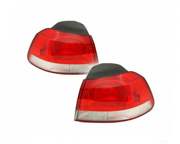Enva Otomotiv VOLKSWAGEN GOLF 6 SAĞ + SOL ARKA DIŞ FAR STOP LAMBASI  TAKIMI 2009-2013 ürün görseli 1