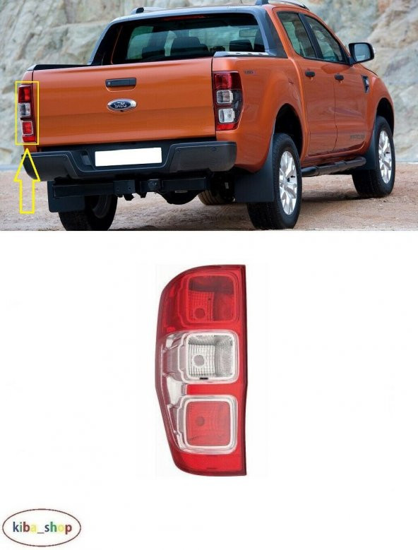 Enva FORD RANGER SOL ARKA FAR STOP LAMBASI 20122020 (DUYLU) ürün görseli 1