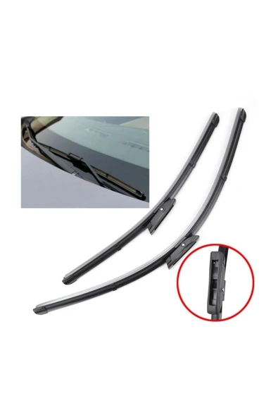Enva Otomotiv RENAULT MEGANE 3 ÖN CAM MUZ ÖN SİLECEK SÜPÜRGESİ SETİ 20092015 ürün görseli 1