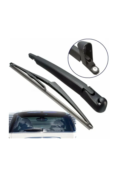 Enva Otomotiv MİNİ COOPER ARKA CAM SİLECEK KOLU VE SÜPÜRGESİ SETİ 2005-2006 ürün görseli 1