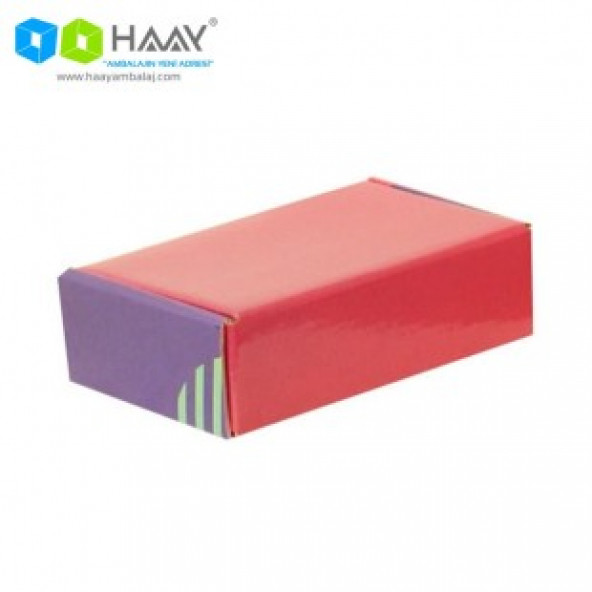 HAAY AMBALAJ 14x8x4cm Ofset Desenli Kutu - Lacivert Yeşil Bordo ( 25 ADET) ürün görseli 1