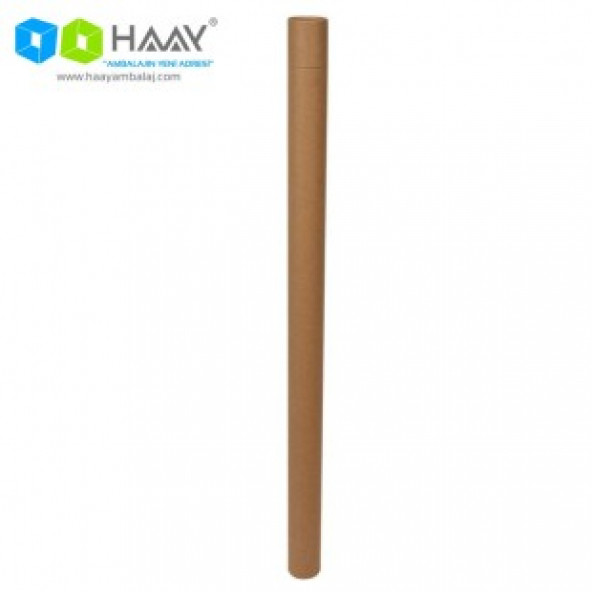 HAAY AMBALAJ 6cmx101cm Silindir Afiş Poster Kutusu (2 ADET) ürün görseli 1