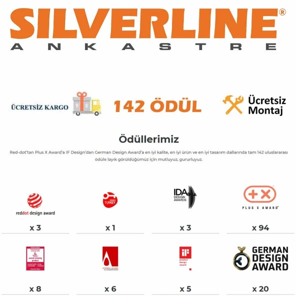 Silverline Bo6503w01 Beyaz Ankastre Fırın ürün görseli 1