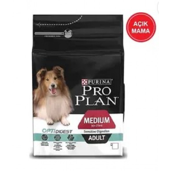 Pro Plan Sensetive Digestion Medium Kuzu Etli 1 kg Yetişkin Köpek Maması - Açık Paket ürün görseli 1