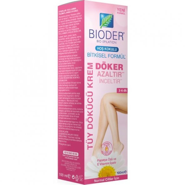 Bioder Bio Epilation Tüy Dökücü Krem 100 ml ürün görseli 1