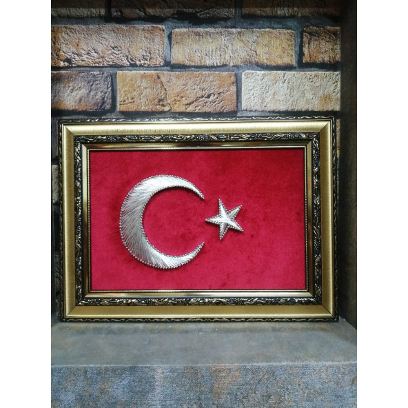 Filografi türk bayrağı ürün görseli 1