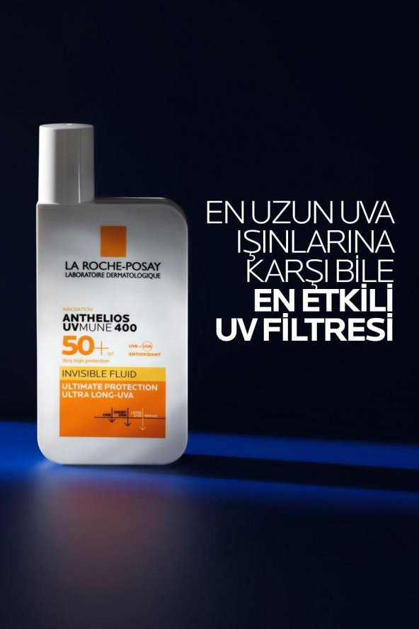 Anthelios Uvmune Fluid SPF+50 Tüm Ciltler İçin Yüksek Korumalı Yüz Güneş Kremi ürün görseli 1