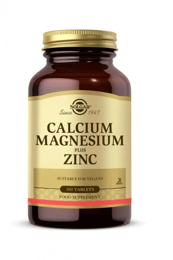 Calcium Magnesium Plus Zinc 100 Tablet ürün görseli 1