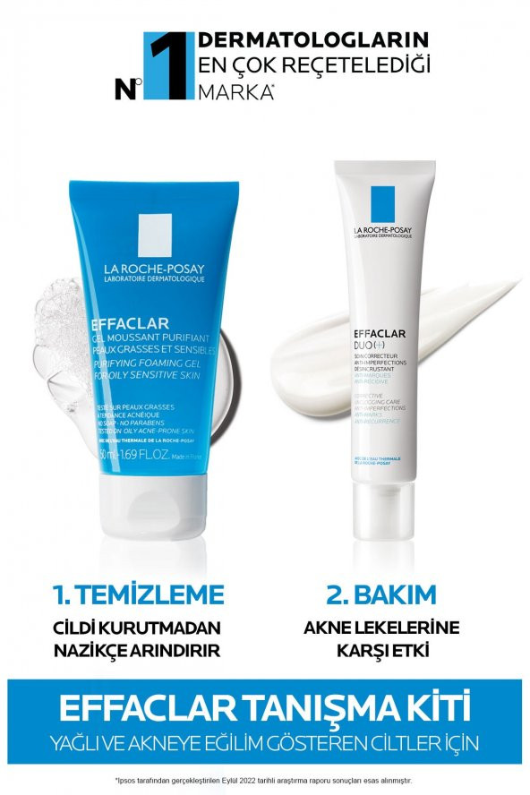 Yağlı/Akneye Eğilim Gösteren Ciltlere Özel Seyahat Boy Effaclar Bakım Seti 8690595814759 ürün görseli 1