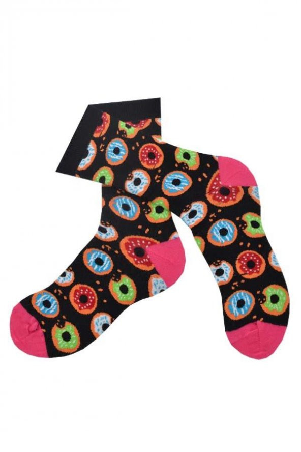 Flora Erkek Donut Desenli Hareketli Çorap - 41/44 ürün görseli 1