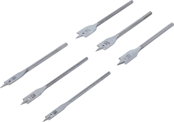 Düz Freze Matkap Seti 10 - 25 Mm | 6 Pcs - Resim 2